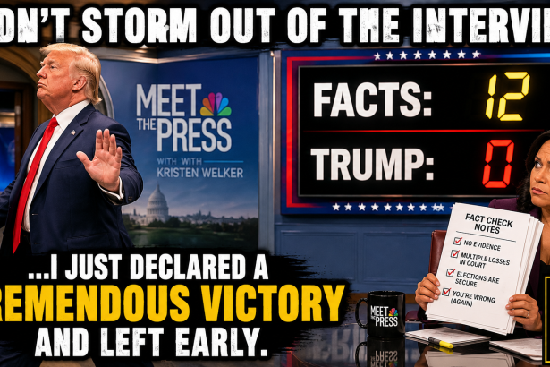 Trump Abruptly Ends ‘Meet the Press’ Interview After Heated Clash With Kristen Welker